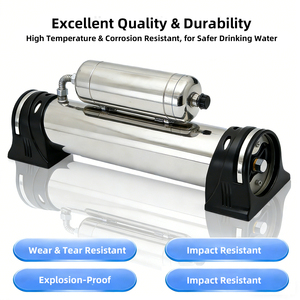 Système de filtration double OEM pour purifier l'eau du robinet et améliorer le goût, purificateur d'eau domestique, <span class=keywords><strong>filtre</strong></span> à eau pour usage domestique - Product Image 1