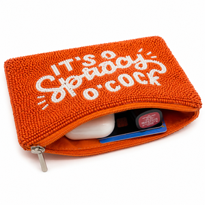 Handmade Glass Beaded Coin Purse <b>Pouch</b> Inspirational Quote Zipper Boutique Cosmetic Travel Gift Wallet OEM ODM Wholesale for - Product Image 2