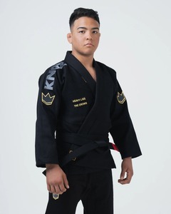 Kimono de Jiu-Jitsu professionnel Black Kingz Bjj GI Comp 450 V6 en noir, haute résistance, pour le Jiu-Jitsu brésilien - Product Image 3