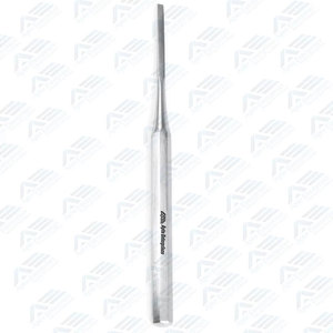 Osteótomo ortopédico recto de acero inoxidable con mango, 5.5 pulgadas, 19 mm, marca Hoke - Product Image 3