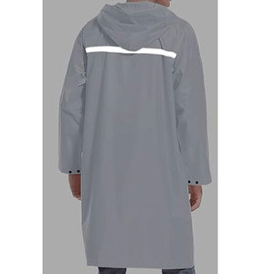 Poncho de pluie imperméable et coupe-vent à capuche pour adultes avec fermeture à boutons, vêtements de pluie pour voyages en plein air - Product Image 1