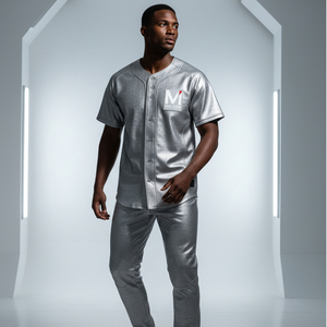 <b>Custom</b> Baseball <b>Uniform</b> Sublimation Print Full Button Jersey High Quality Breathable Material Professional Team Sports Gear - Product Image 6