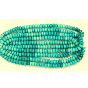 ลูกปัดโอปอลสีเขียวเข้มแบบรอนเดล: อัญมณีคุณภาพสูง สำหรับทำเครื่องประดับ - Product Image 4