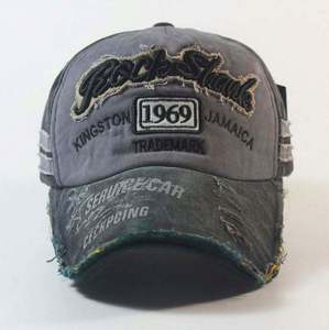 Wholesale Embroidered <b>Baseball</b> <b>Caps</b> 6 Panels Unstructured Low Profile Distressed <b>Cap</b> - Product Image 2