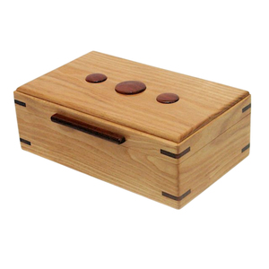 Handcrafted Wooden <b>Box</b> With Inlaid Top Custom Luxury Jewelry Storage <b>Box</b> Wholesale Contrast Spline Wooden <b>Keepsake</b> Organizer - Product Image 1