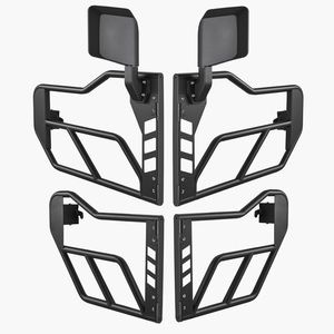 2018 2024 Jeep Wrangler JL 2020-2024 Jeep Gladiator JT avventura 4 porte Jeep Tube porte punteggiano retrovisori certificati - Product Image 1