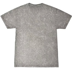 T-shirts délavés à l'acide, dernière collection, col rond, style vintage, streetwear, été, logo personnalisé, vente en gros, pour hommes - Product Image 4