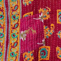 Robes d'hiver pour femmes en coton Kantha cousues à la main de qualité supérieure, style vintage, en coton Kantha matelassé