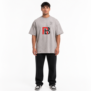 Camiseta Gráfica Extra Grande Unisex Premium de Estilo Vintage, Mezcla de Algodón y Poliéster, Diseño Personalizado, Ropa Urbana para Hombre - Product Image 1