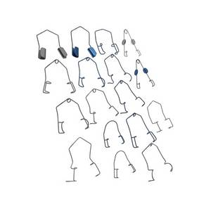 Espéculos oculares, abridores de cuñas oculares, herramientas para párpados, instrumentos quirúrgicos oftálmicos, kit de cirugía ocular de 17 piezas, acero inoxidable, reutilizable - Product Image 2