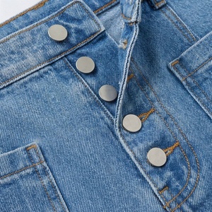 Shorts de Mezclilla Holgados de Moda para Mujer, Diseño Elegante, Perfectos para Uso Diario Informal, Jeans de Pierna Ancha a la Moda para el Verano - Product Image 4