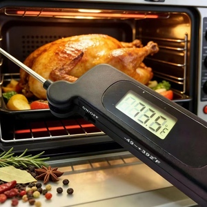 <b>Foldable</b> Digital Thermometer Probe Temperature Kitchen Cooking Food <b>BBQ</b> Meat - Product Image 1