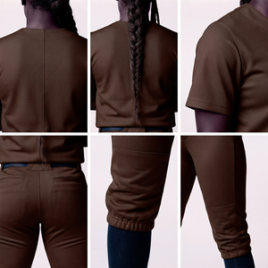 Uniforme de baseball au look classique, tissu ultra doux, respirant, streetwear incroyable pour femmes - Product Image 3