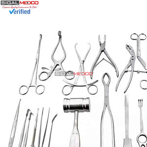 Juego Básico de Cirugía Ortopédica de 25 Piezas, Kit de Instrumentos Quirúrgicos para Procedimientos Óseos de Calidad Premium, Acero Inoxidable, Manual, Certificado CE - Product Image 2