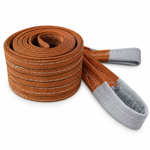 Eslinga de Cinta de Poliéster Doble de Calidad de Exportación para Ojos y Anillas, 6 Toneladas, Doble Capa, Proveedor Directo de Fábrica OEM - Product Image 1