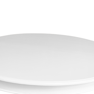 <b>Dining</b> <b>table</b> made of <b>solid</b> mahogany <b>wood</b> with a white finish for indoor use - Product Image 2