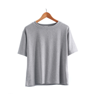 T-shirt unisexe respirant à col rond 100 % coton coupe ample, personnalisable, faible MOQ, nouvelle collection 2026, tendance actuelle en gros - Product Image 2