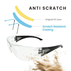 BISA1306 lunettes de protection transparentes sans cadre - Product Image 5