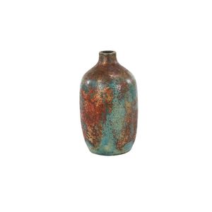 Modern Copper Tabletop Vases Set Handmade Hammered Finish Decorative Flower Vase Conical Shape - Product Image 3