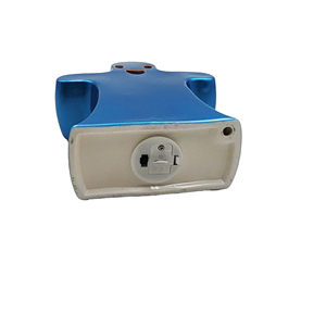 Halloween Blue Ceramic Ghost LED <b>Battery</b> <b>Operated</b> Night Light Mini Decorative Figurine Cute Cartoon Spirit Tabletop Festival - Product Image 3