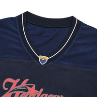 Maillot de baseball personnalisé avec logo imprimé par sublimation, streetwear homme, mode hip hop, t-shirt boutonné pour homme