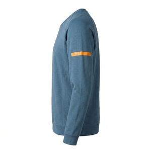 Pull à capuche personnalisé ODM 100% coton tricoté imprimé par transfert thermique, uni, décontracté, hiver, homme, écologique, séchage rapide - Product Image 3