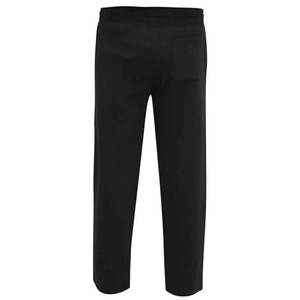 Custom Men's Black Sweatpants Loose Fit Open Hem Fleece <b>Trousers</b> <b>Elastic</b> <b>Waist</b> Drawstring Casual Straight Leg Pants for Men - Product Image 5