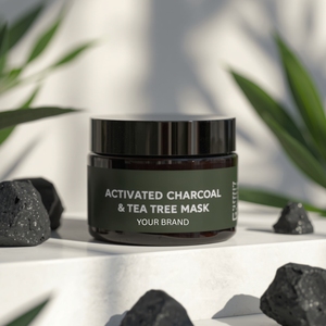 Activated Charcoal Tea <b>Tree</b> <b>Face</b> Mask Deep Cleansing Pore Refining Facial Care Private Label - Product Image 2