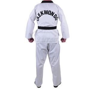 Vêtements d'arts martiaux de haute qualité, uniforme de Taekwondo Dobro WTF blanc, design personnalisé, respirant, uniforme de Taekwondo - Product Image 4