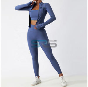 ชุดโยคะขายดีสำหรับผู้หญิง แบบสั่งทำ 2 ชิ้น ผ้าฝ้าย 100% แบบกลับด้านได้ ด้านหน้าสีพื้น กางเกงขาสั้น พร้อมเสื้อ ไซส์พลัส ระบายอากาศได้ดี ทรงเข้ารูป เหมาะสำหรับออกกำลังกาย - Product Image 4