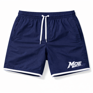 Shorts de bain pour hommes à séchage rapide, taille élastique avec cordon de serrage, légers, pour l'été, la plage et l'entraînement, service OEM et marque privée - Product Image 5