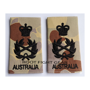 High Quality Make Your Own Newest Product Soft Fabric Camouflage Epaulettes for Australia uniform - Product Image 1
