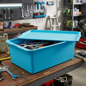 OEM Custom PP Plastic Rectangle <b>Storage</b> <b>Box</b> with Lid 3-6L Capacity Multifunction for Vegetable <b>Storage</b> - Product Image 5