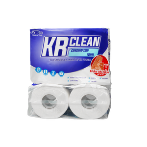 Krclean 400 Lingettes Nettoyantes en Tissu Non Tissé 15x15cm Écologiques Style Uni pour les Soins Maman et Bébé - Product Image 1