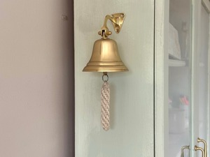 Handmade Nautical <b>Brass</b> <b>Bell</b> Vintage Premium Metal <b>Bell</b> Decorative Well <b>Bells</b> for Door Entrance Wall Hanging Home Office - Product Image 6