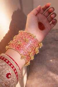 OEM ODM Bracelets Churiyan en verre pour mariée, traditionnels indiens et pakistanais, mode cachemire, plaqués or/argent, personnalisables - Product Image 6