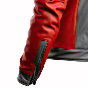 New Style Men's Genuine <b>Sheepskin</b> Leather Winter <b>Jacket</b> Premium Quality Stand Collar Casual Custom Logo Waterproof & Breathable - Product Image 6