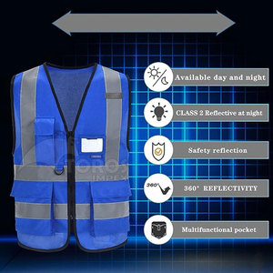 Gilet de sécurité réfléchissant au design unique, fabriqué au Pakistan, pour la vente en ligne - Product Image 3