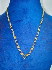 สร้อยคอทองคำ 22K สุดหรูสำหรับเด็กและวัยรุ่น ดีไซน์แบบอินโด-เวสเทิร์น ทนทาน สวยงาม โดดเด่นด้วยสไตล์ชาติพันธุ์ - Product Image 3