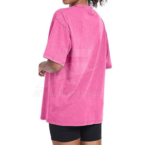 T-shirt femme délavé style décontracté, qualité supérieure, directement de l'usine, idéal pour le quotidien - Product Image 3