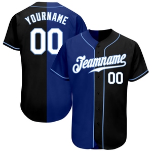Maillot de baseball tendance noir et blanc authentique OMMIZ INDUSTRY, personnalisé, le plus vendu en gros - Product Image 1