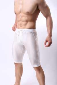 Custom Wholesale <b>Men</b> Solid Casual Canvas Compression Spandex Sports <b>Shorts</b> <b>Quick</b> <b>Dry</b> Athletic Gym Workout Boxer Brief <b>Shorts</b> - Product Image 3