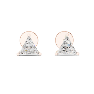 Pendientes de Oro Sólido de 14K con Diamantes Cultivados en Laboratorio Certificados por IGI, Cuarzo, Joyería de Lujo para Mujer, Elegante y Moderna, Nuevo Diamante Cultivado - Product Image 4