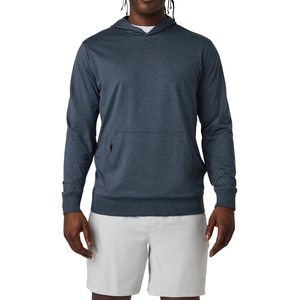 Sweat à capuche de course pour homme, hiver, léger, séchage rapide, coupe-vent, haut de gamme, 100 % laine, coupe ample, impression numérique sur soie, avec poche - Product Image 6