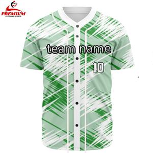 Camiseta de Béisbol Sublimada de Manga Corta, Ligera, Tejido Suave, Ajuste Cómodo, Transpirable, Camiseta de Béisbol de Alta Calidad - Product Image 1