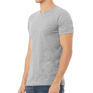 Camiseta de Hombre con Logotipo Personalizado, 100% Algodón Peinado, Transpirable, Lisa, con Bordado, Manga Corta, Cuello Redondo, Elegante - Product Image 4