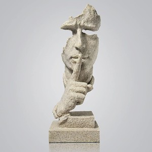 Sculpture artisanale en bois de Sheesham représentant un penseur philosophe - Art en gros - Product Image 4