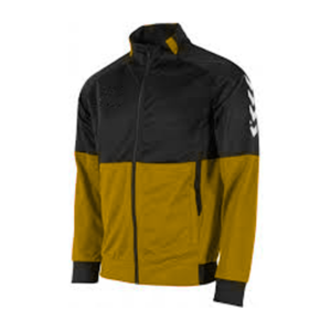 Blouson de sport pour homme à blocs de couleur, col montant, fermeture éclair, coupe-vent, en polyester, pour l'automne, coupe droite - Product Image 3