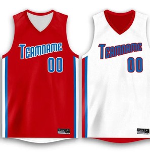Maillot de basket-ball pour hommes, manches courtes, respirant, imprimé, en mesh, grande taille, été, séchage rapide, service OEM personnalisé - Product Image 5