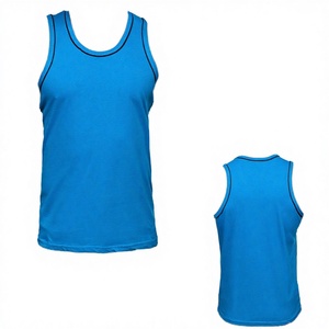 Débardeur Homme Confortable et Portable en Coton Spandex Respirant à Séchage Rapide, Col en V, Style Vintage, Qualité Supérieure, Service OEM Multicolore - Product Image 1
